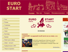 Tablet Screenshot of eurostart-center.com